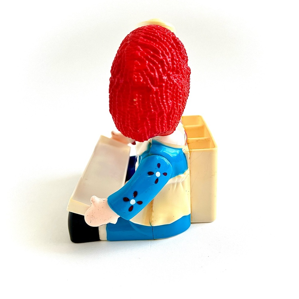 Vintage 1975 Raggedy Ann & Andy Plastic Figurine – Cute Tray & Pencil Holder - Picture 8 of 10